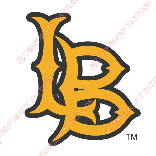 Long Beach State 49ers Customize Temporary Tattoos Stickers NO.4806